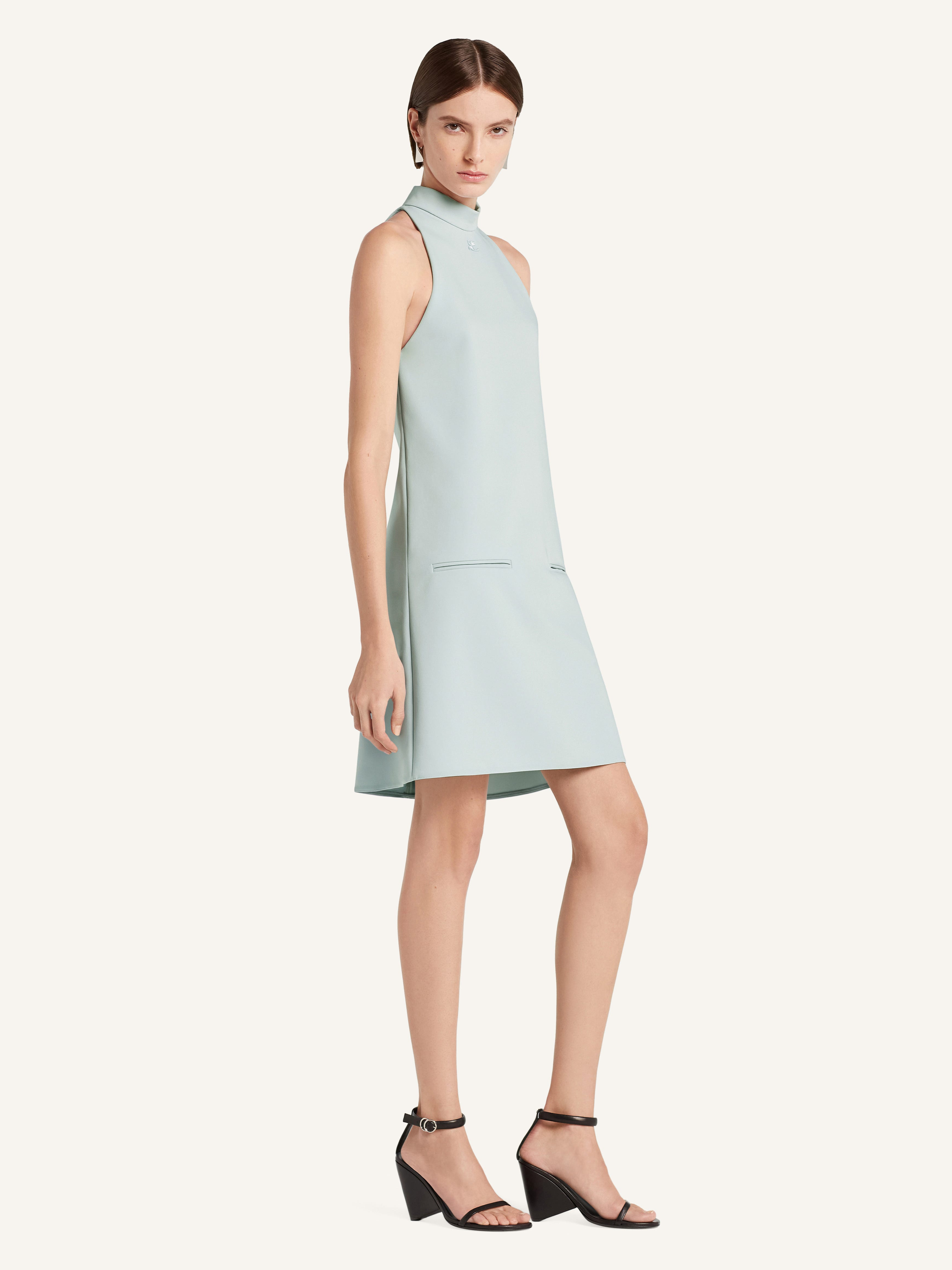 HERITAGE CREPE A-LINE DRESS - 3