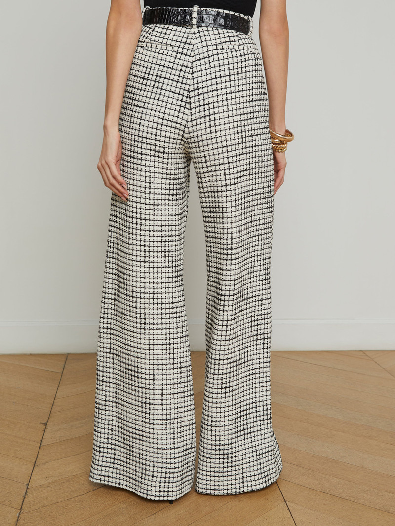 Pilar Tweed Wide-Leg Pant 5