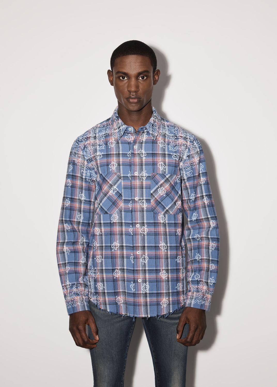 BLEACH BANDANA PLAID - 2