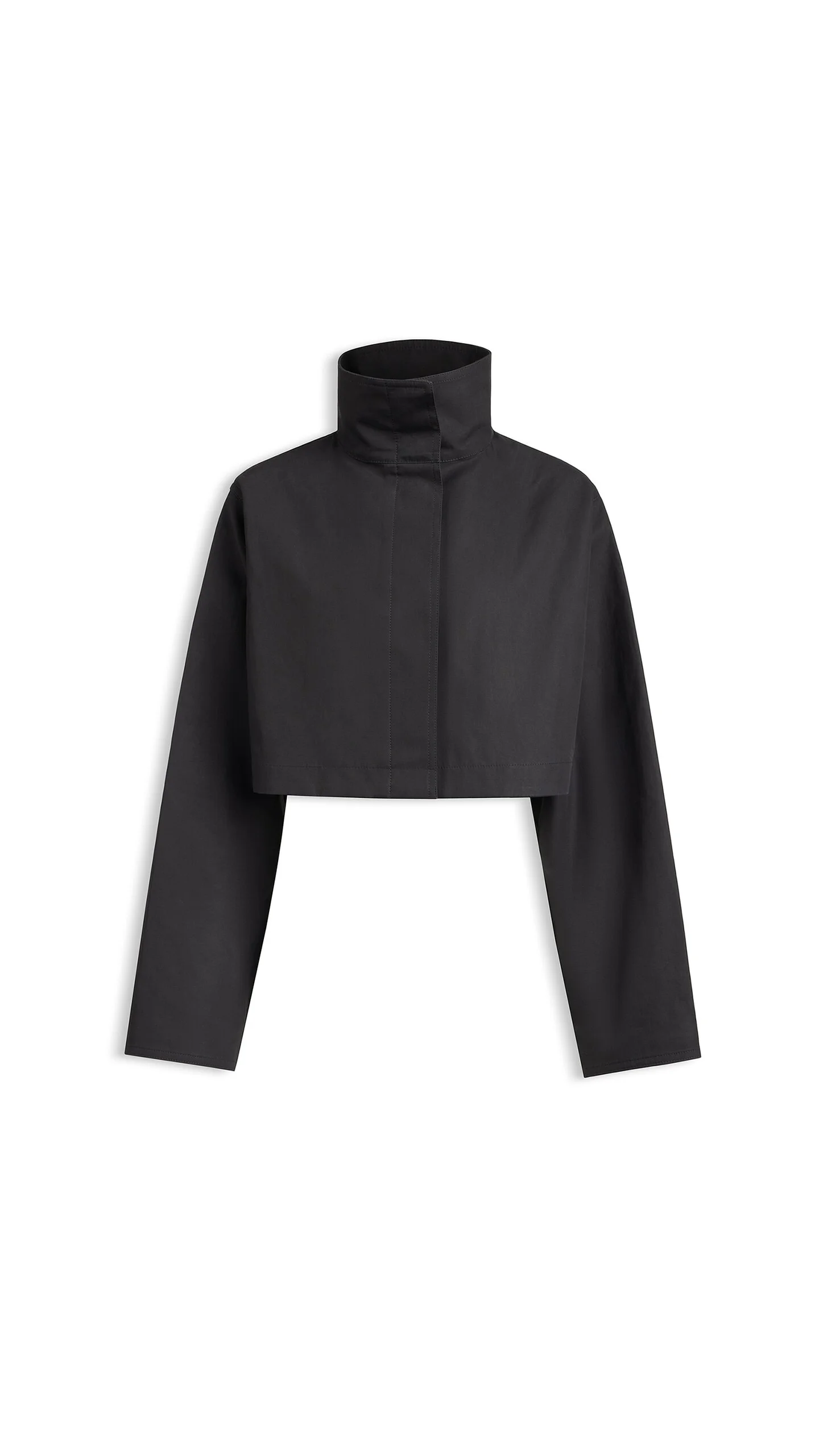 SILK COTTON CROPPED JACKET - 1