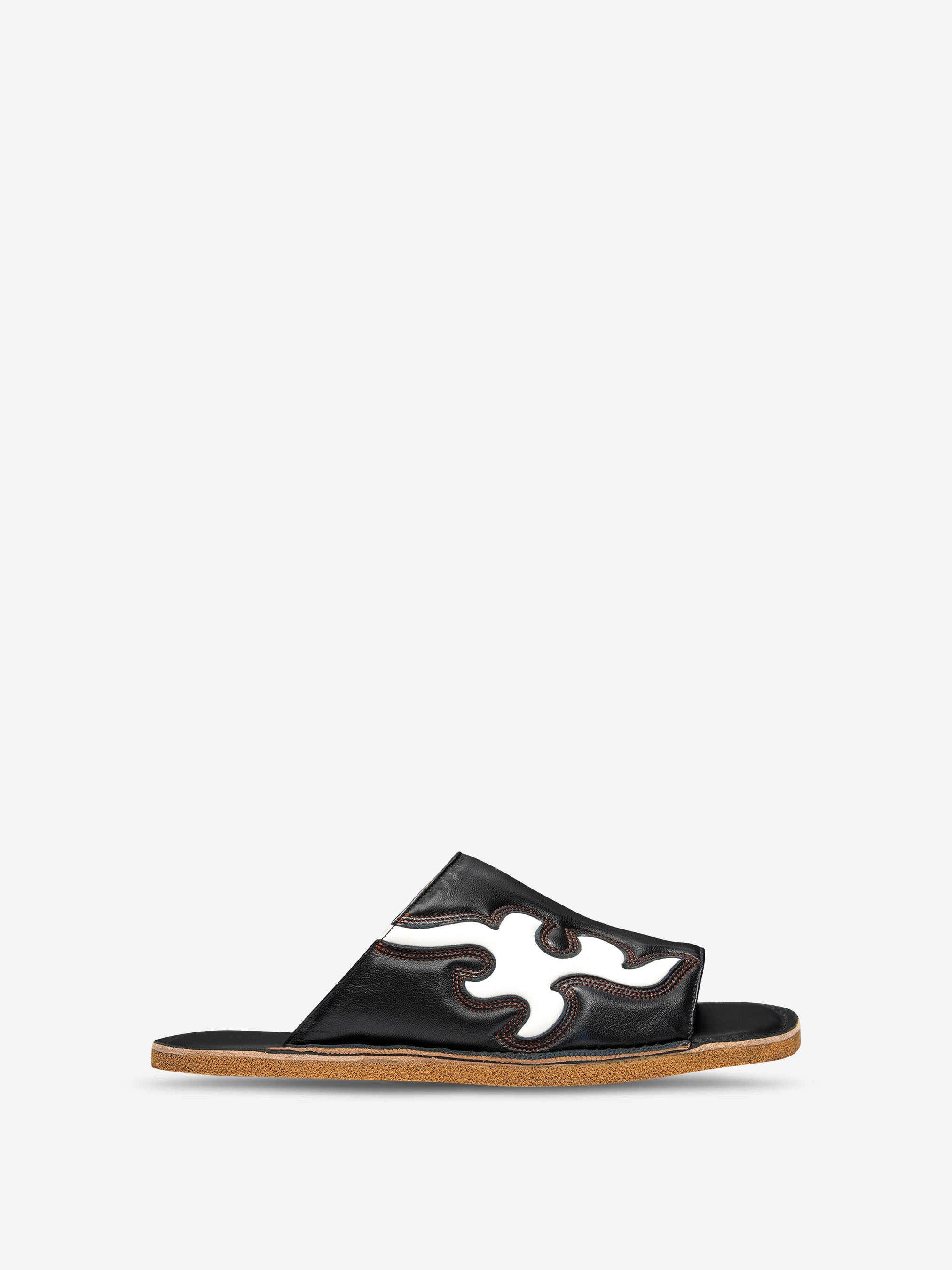 LEATHER SLIDES - 1