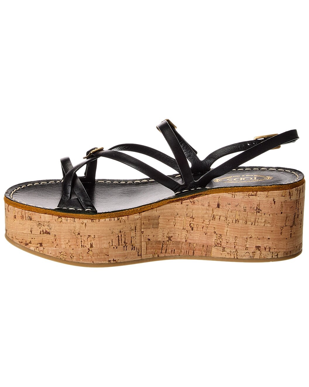 TOD’s Leather Wedge Sandal - 2