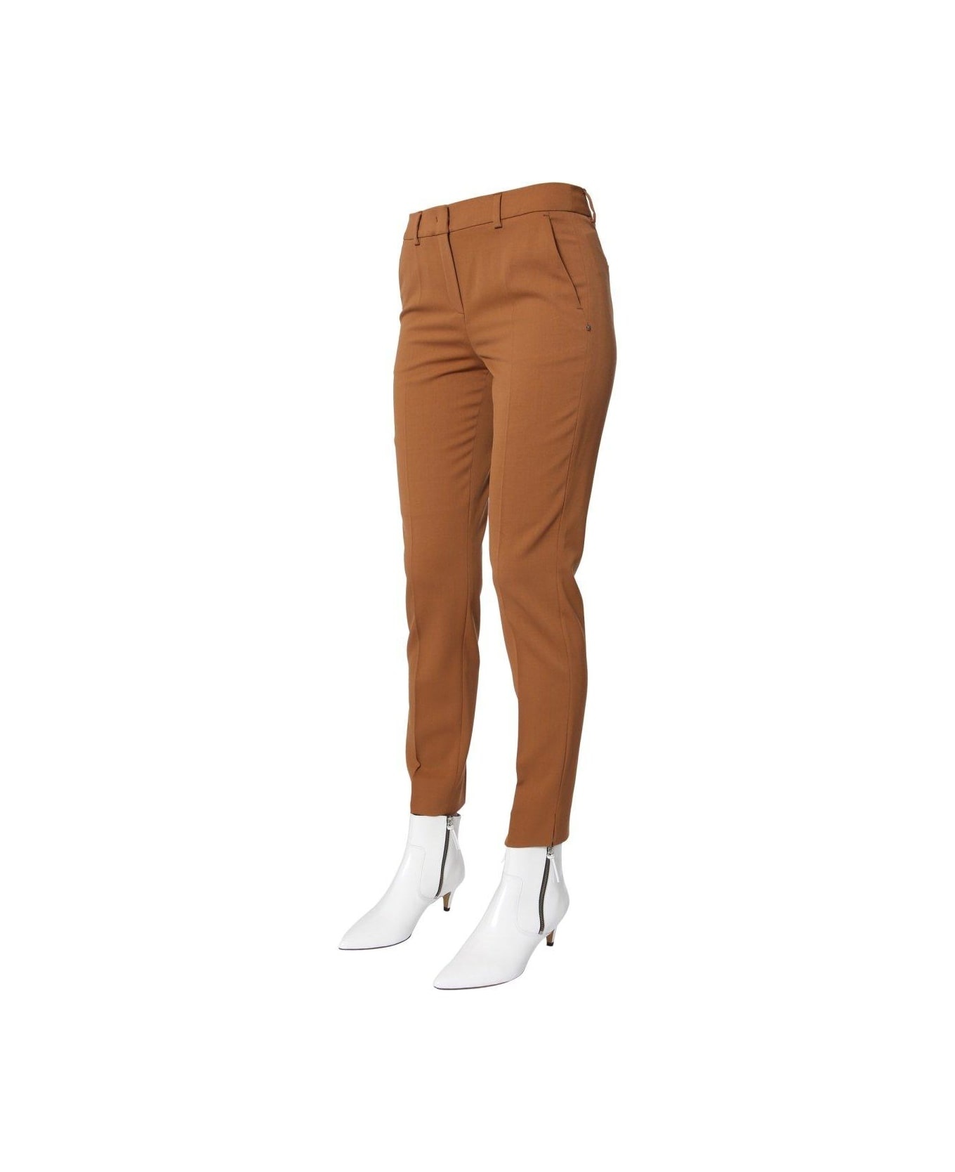 Straight Leg Cropped Trousers - 3