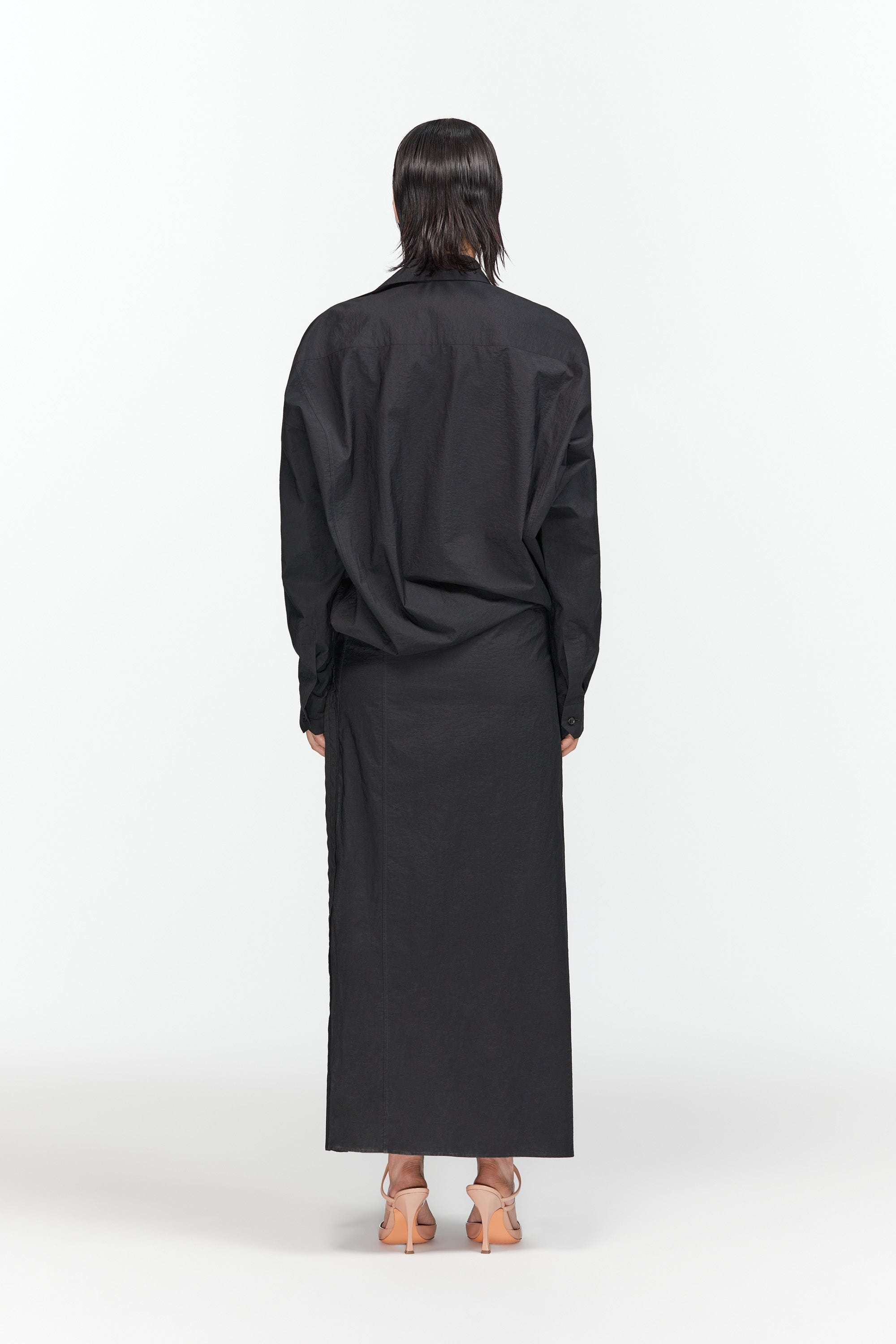 Hook and Eye Shirt Dress - 5