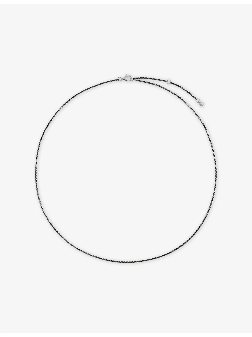 Diamond Cut Sterling-Silver Rolo Chain Necklace - 1
