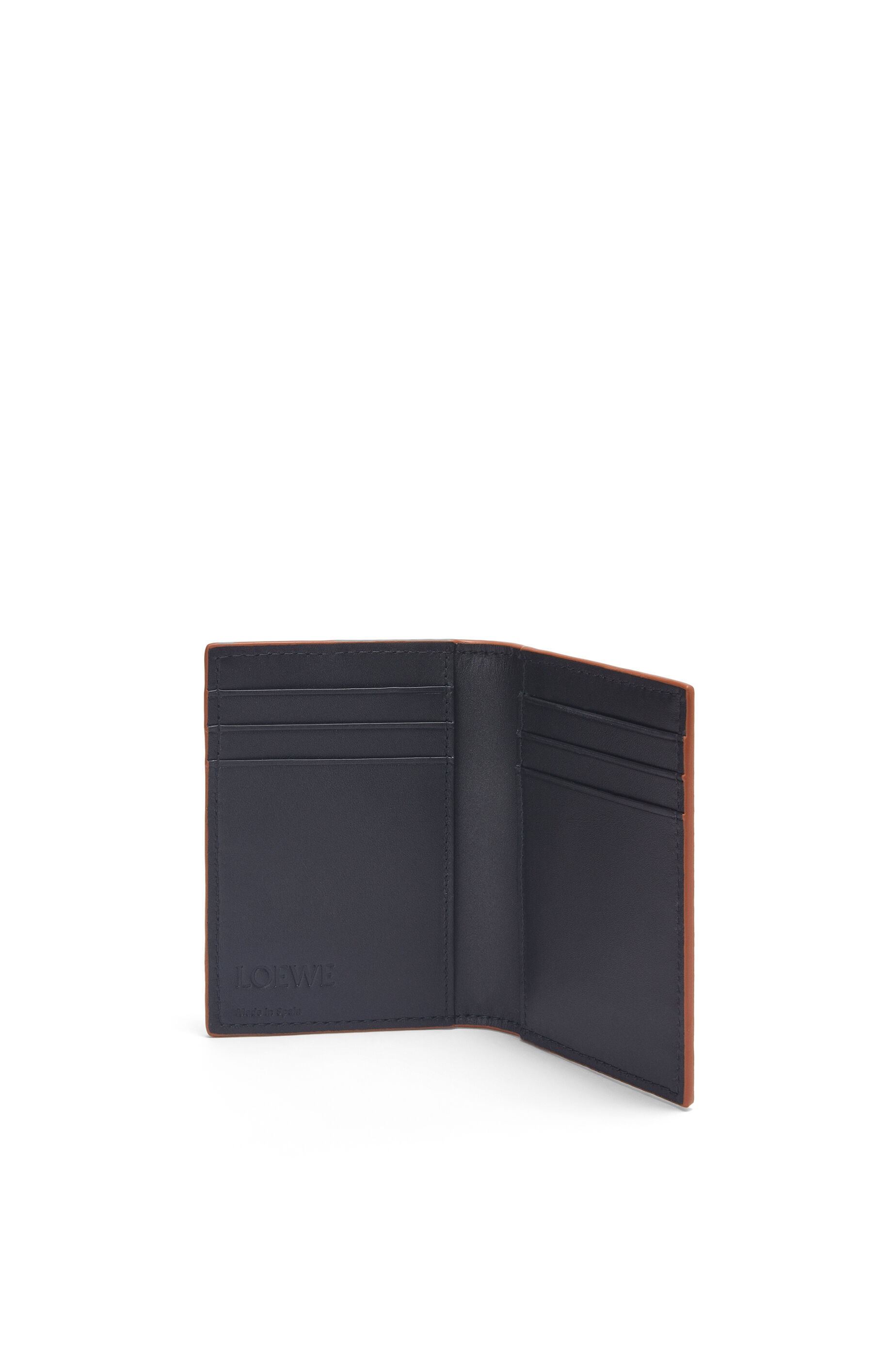 Puzzle stitches bifold cardholder in smooth calfskin - 3