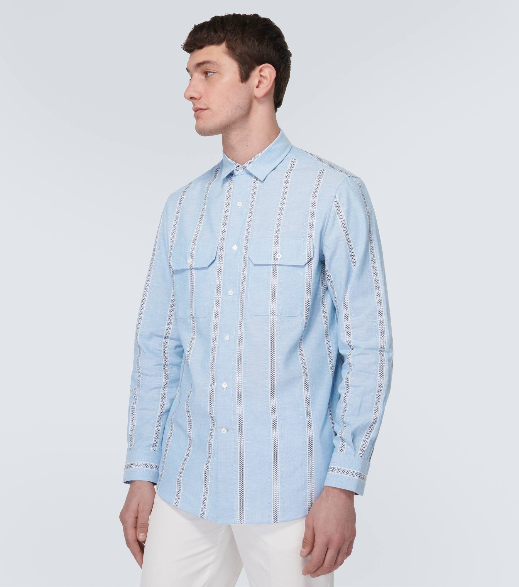 Striped cotton shirt - 3