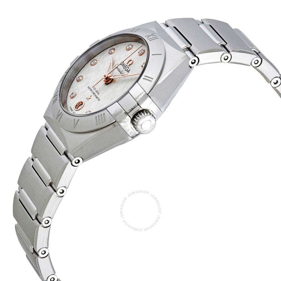 Omega Constellation Automatic Diamond Silver Dial Ladies Watch 131.10.29.20.52.001 - 2