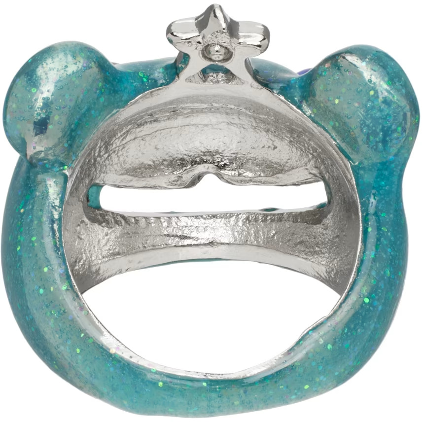 GLITTER SKY PRINCESS BEAR RING - 2