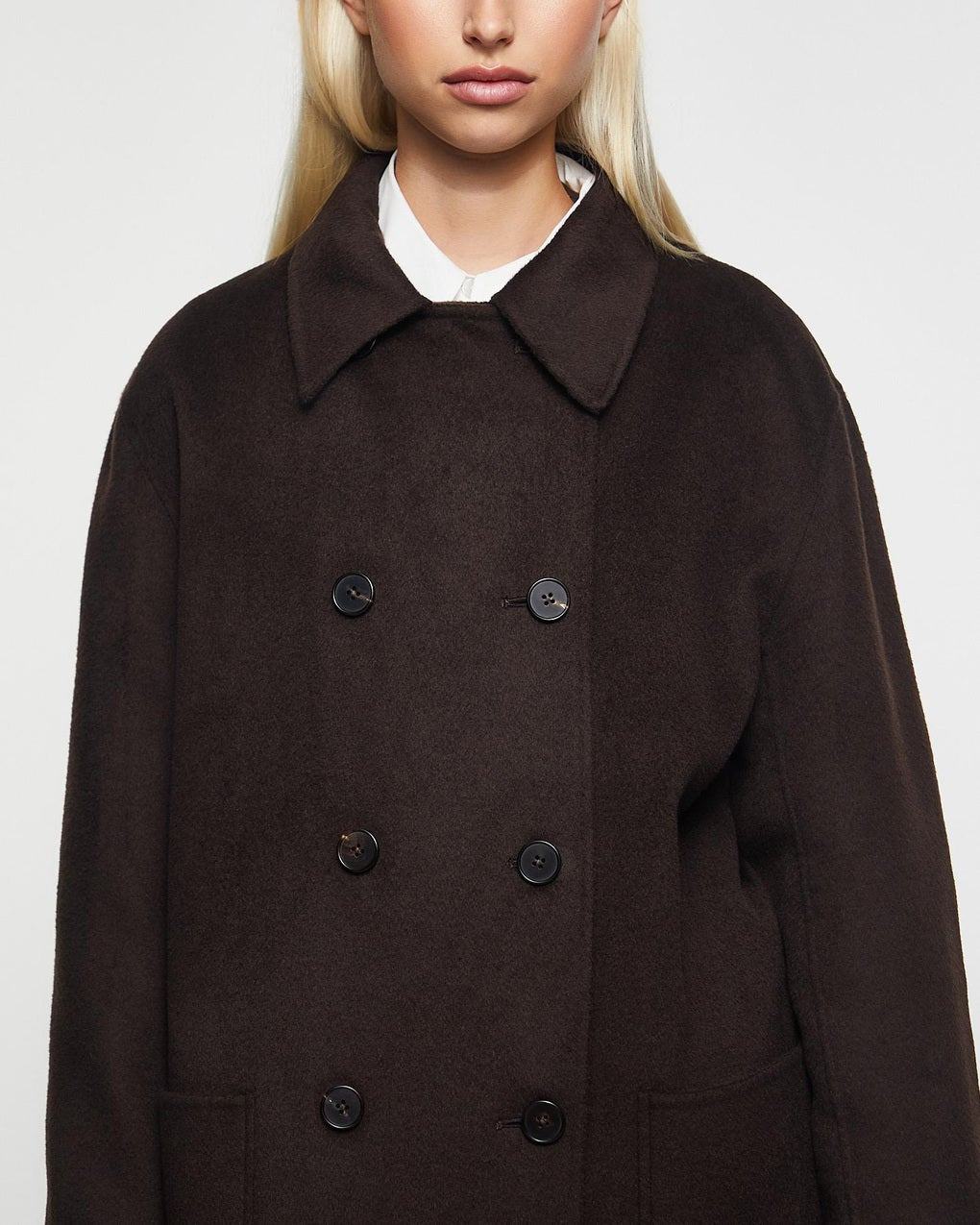 Coat Amelia Doublé  Chocolate - 5