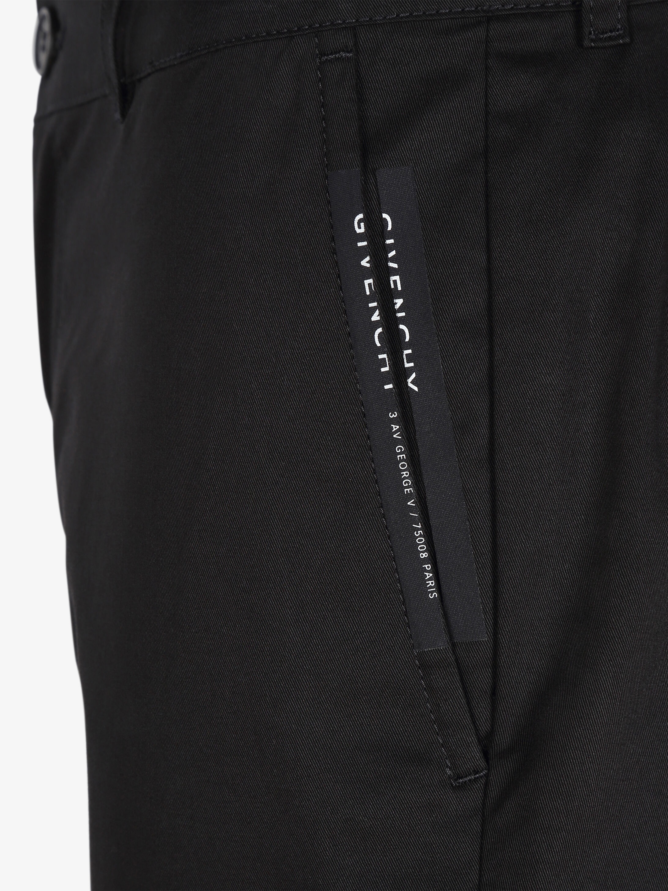 GIVENCHY ADDRESS slim fit chino pants - 4