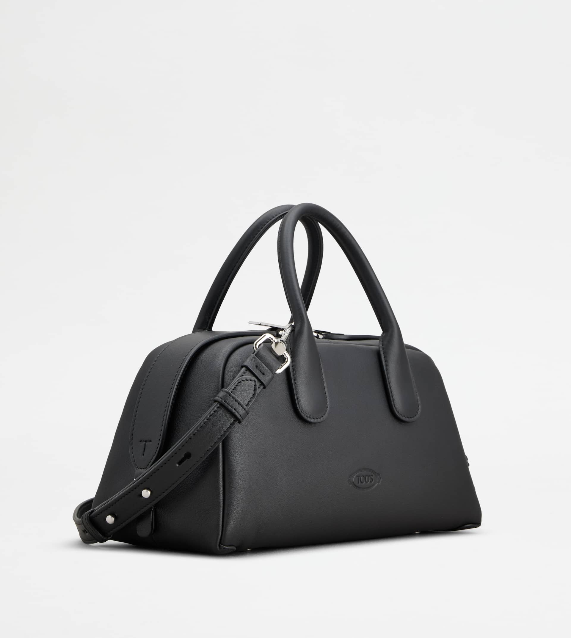 TOD'S DARSENA IN LEATHER SMALL - BLACK - 3