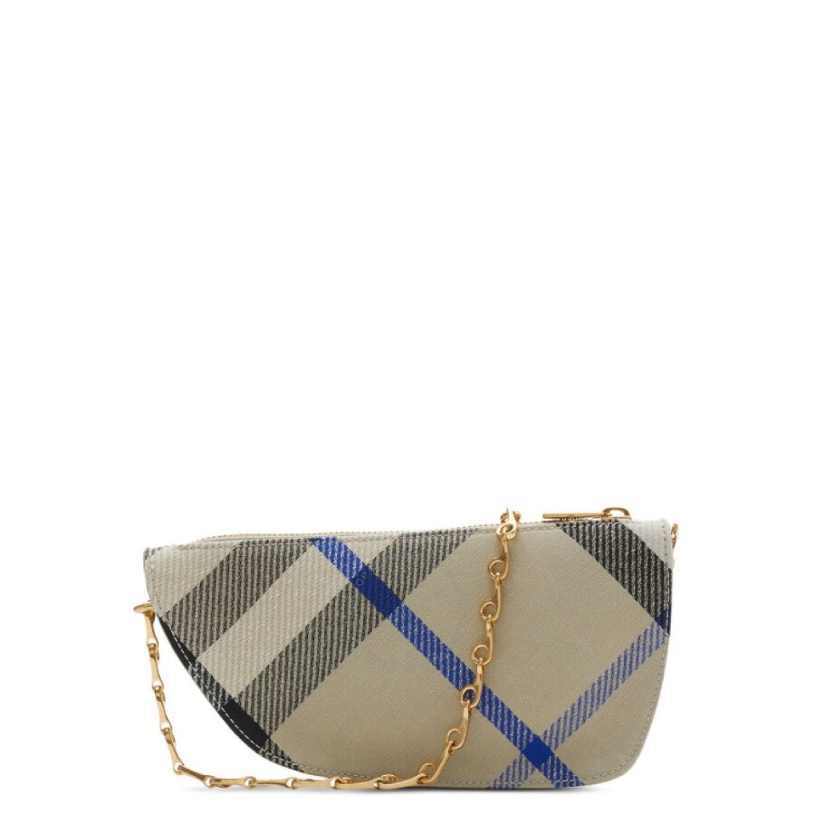 Burberry Shield Check-Pattern Mini Bag - 2