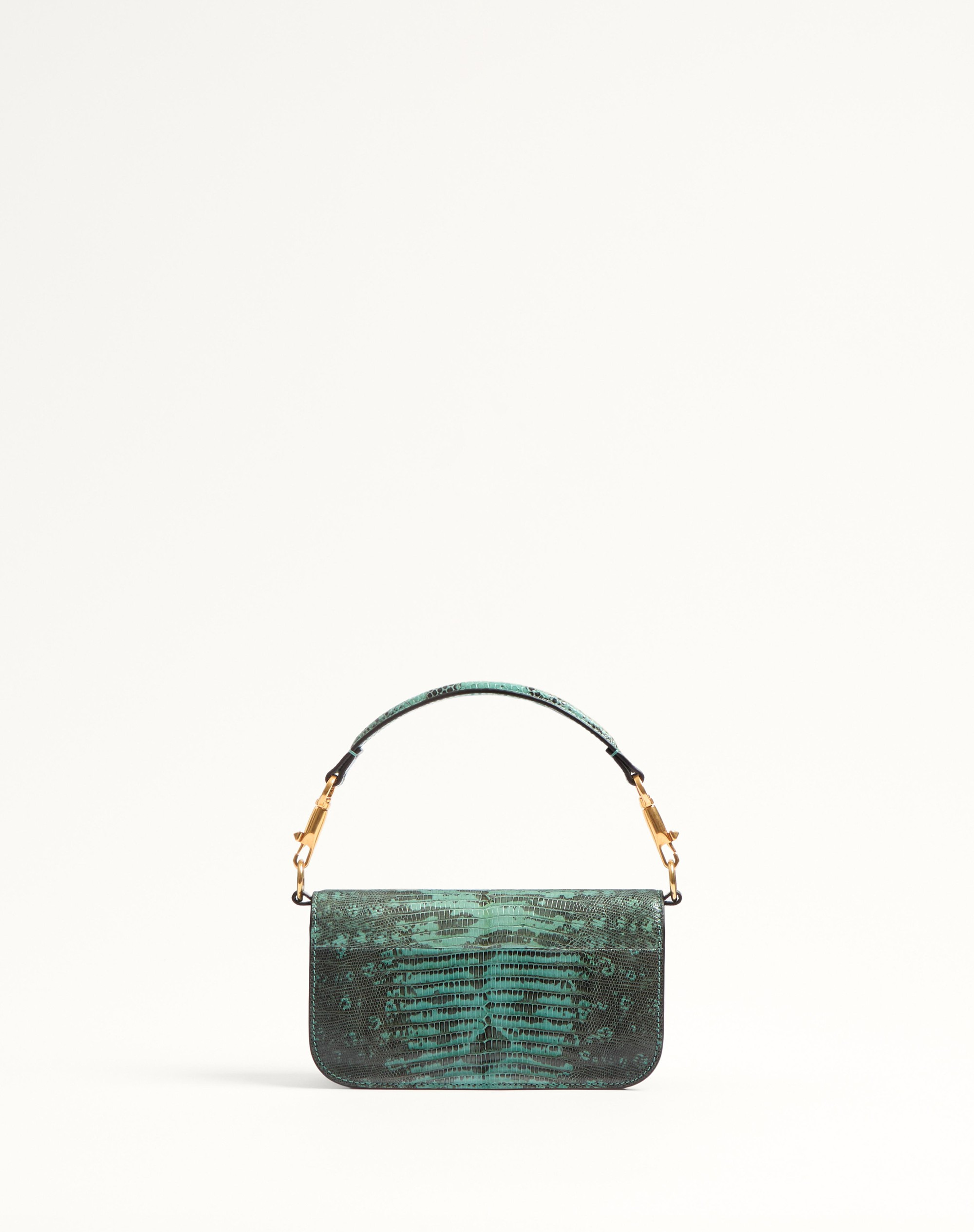 VALENTINO GARAVANI LOCÒ SMALL SHOULDER BAG IN TEJUS WITH JEWEL LOGO - 5