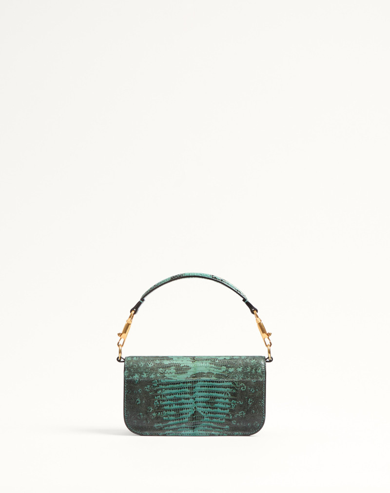 VALENTINO GARAVANI LOCÒ SMALL SHOULDER BAG IN TEJUS WITH JEWEL LOGO 5