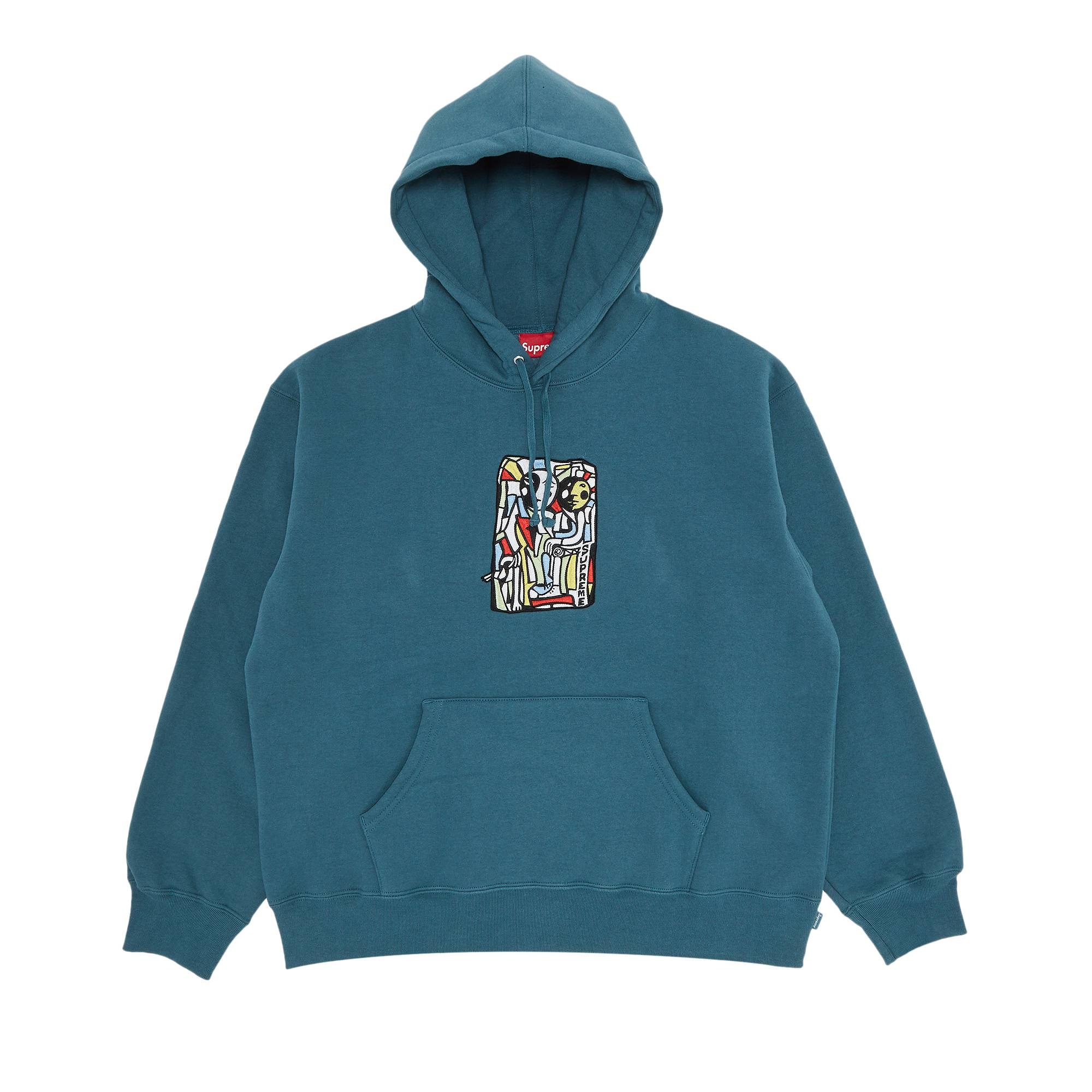 Supreme Neil Blender Mosaic Hooded Sweatshirt 'Slate' - 1