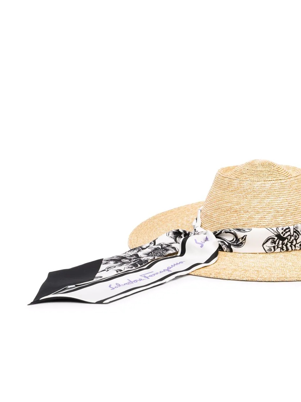 wide-brim straw hat - 2