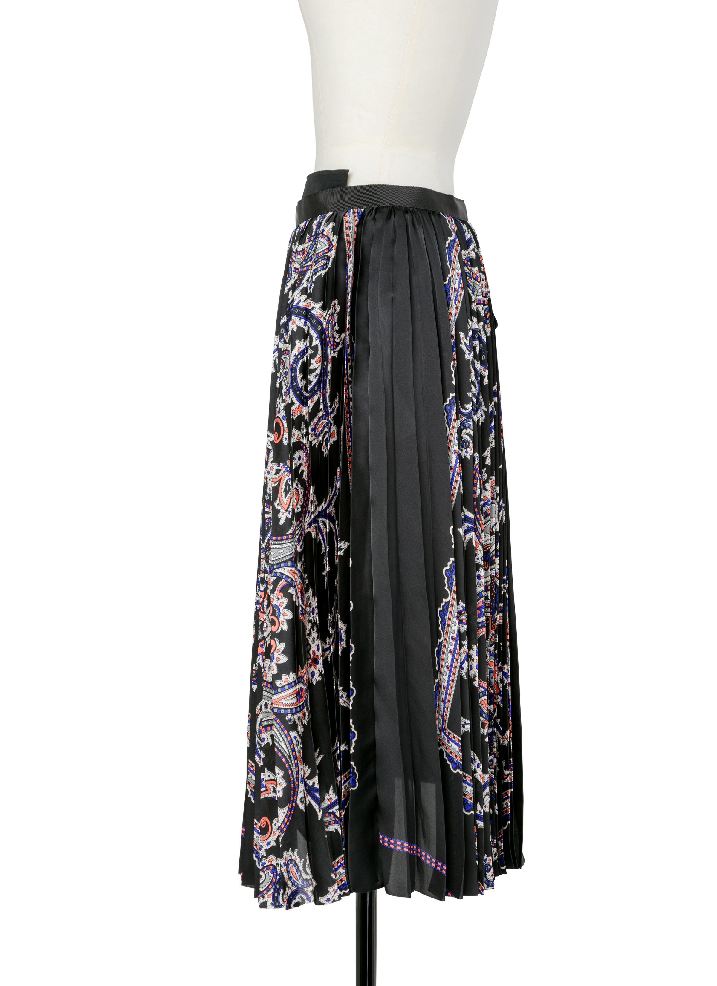 Suiting x Paisley Print Skirt - 3