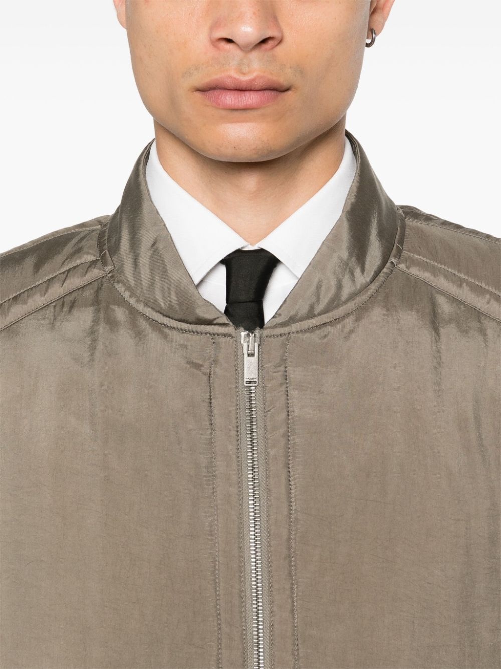 zipped bomber jacket - 5