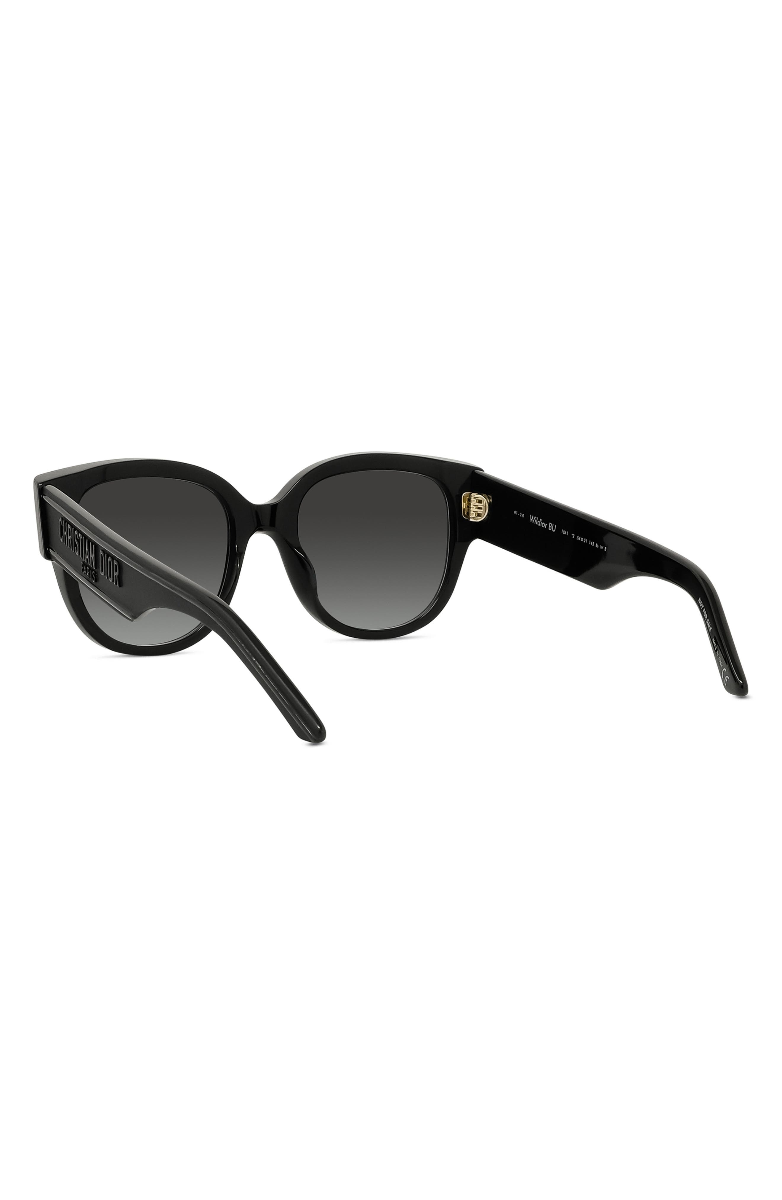 Wildior BU 54mm Cat Eye Sunglasses in Black/Grey at Nordstrom - 6
