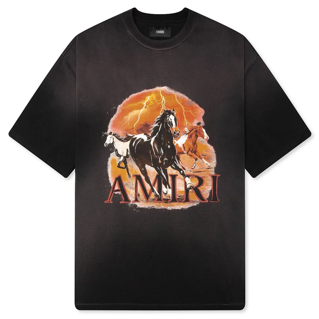 PLAINS OVERSIZED TEE - BLACK - 1