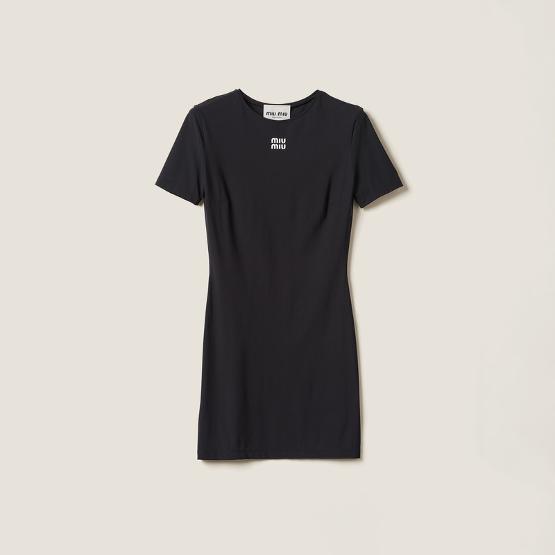 Stretch jersey minidress 1