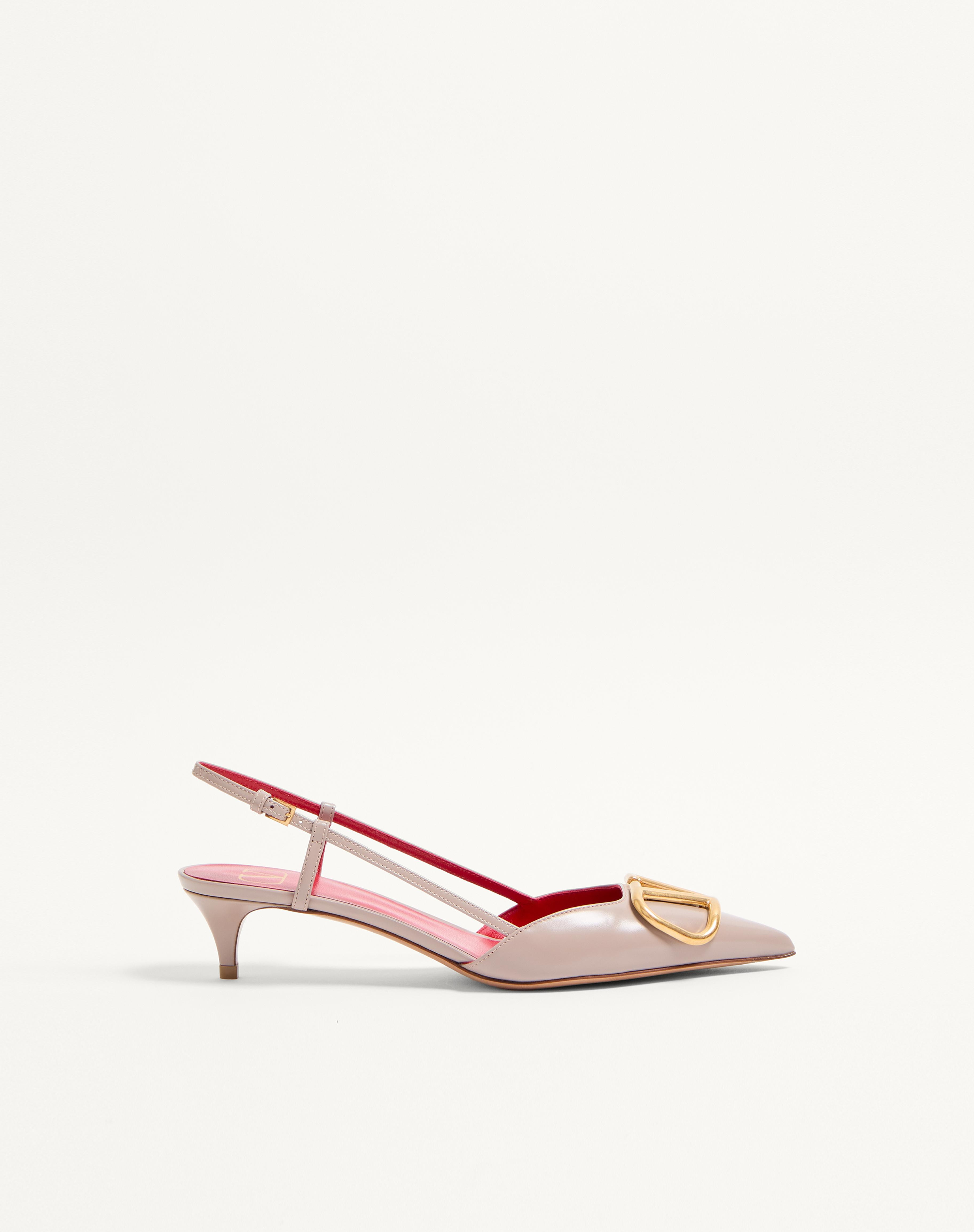 VLOGO SIGNATURE CALFSKIN SLINGBACK PUMP 40MM / 1.6 IN. - 1