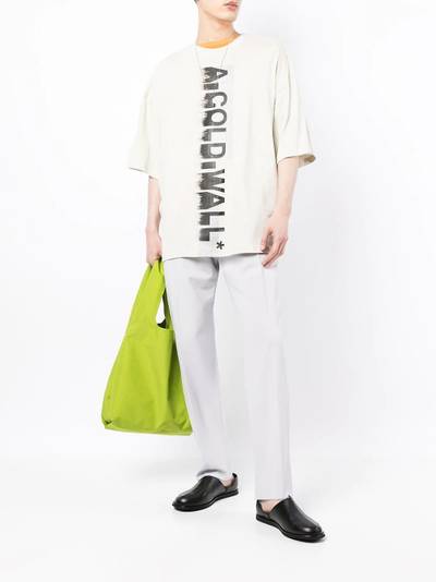 A-COLD-WALL* blurred logo-print T-shirt outlook