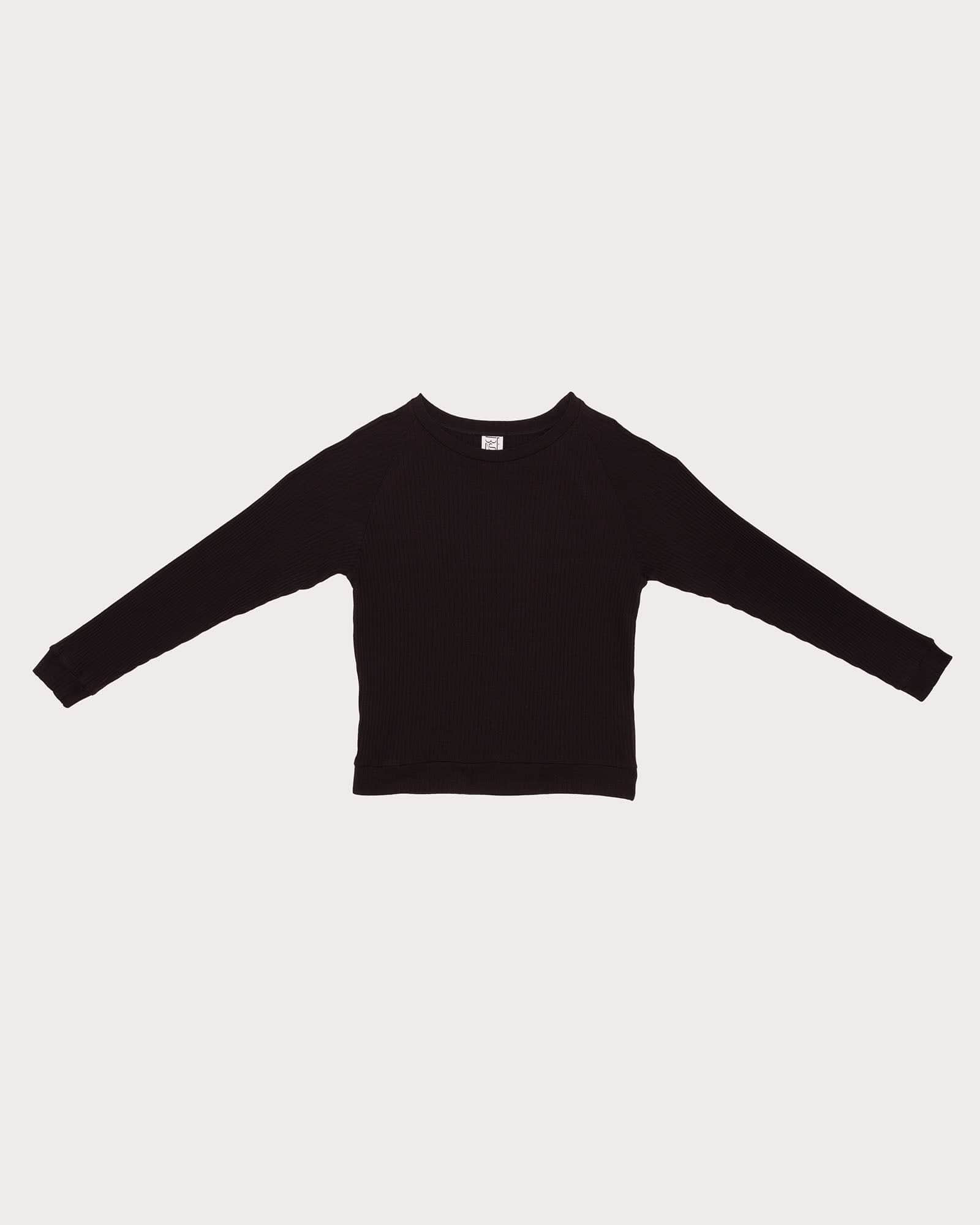 Basic Sweatshirt - Organic Cotton Rib Jersey - 7