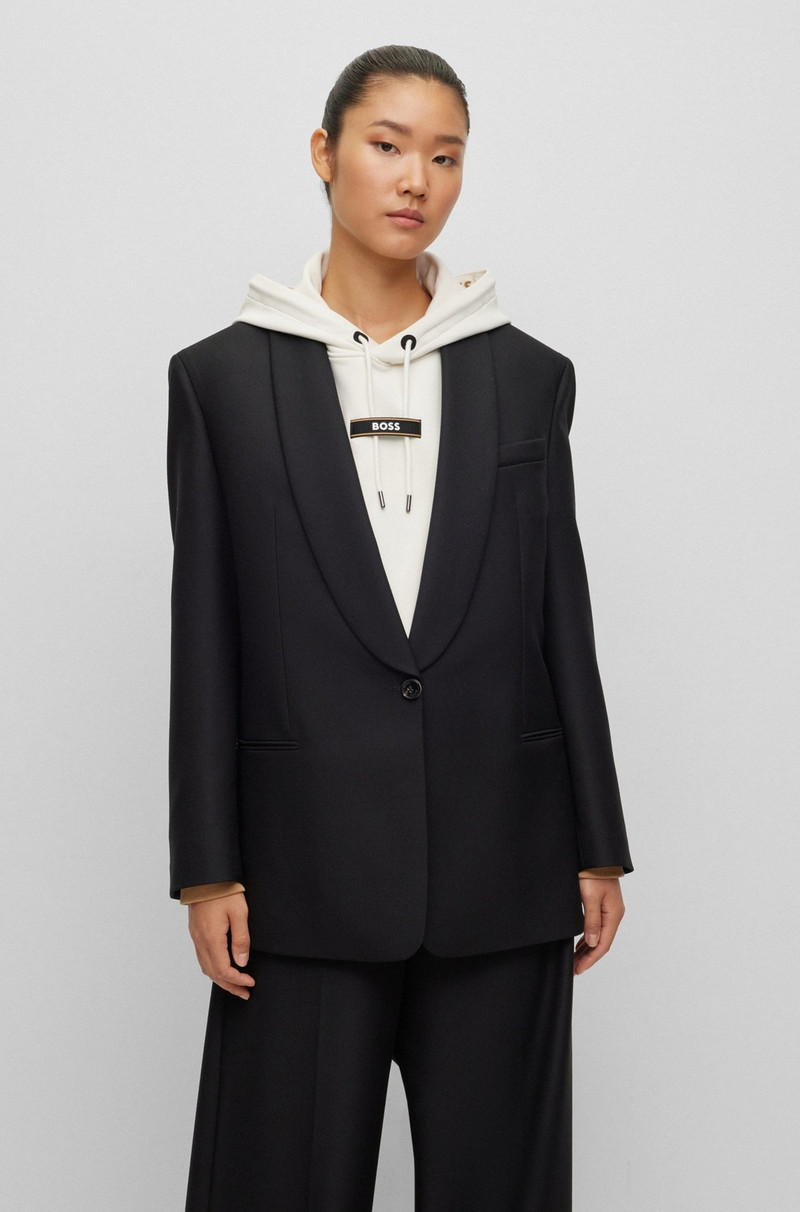 BOSS X ALICA SCHMIDT RELAXED-FIT JACKET IN WOOL 2