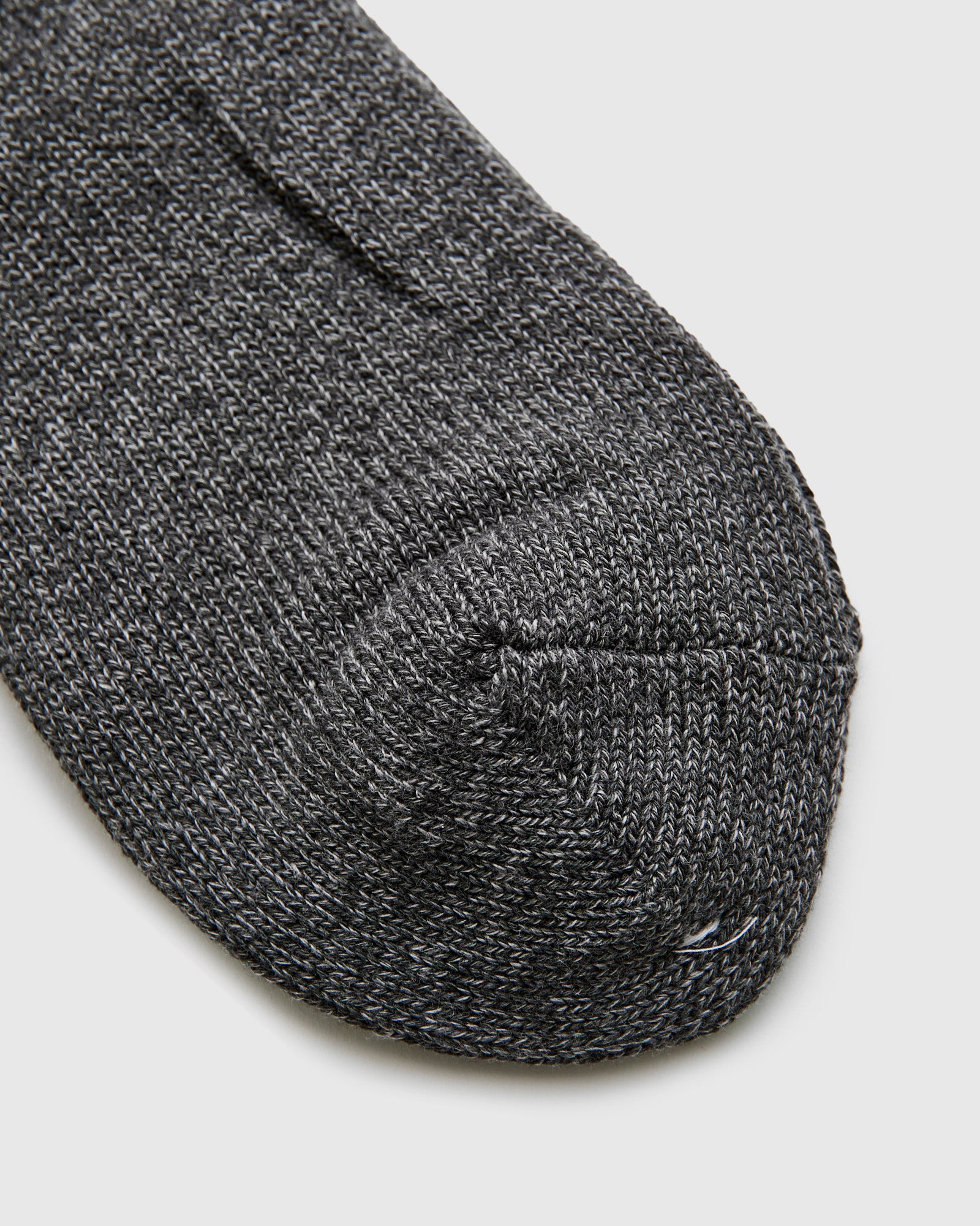 Cabin Stripe Crew Sock in Charcoal - 3