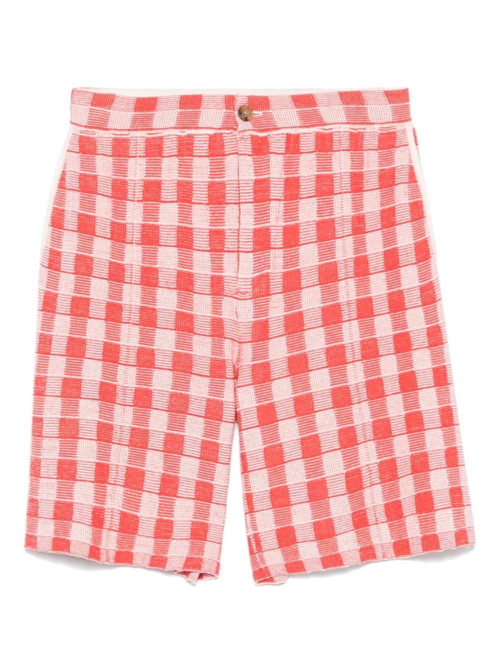 gingham shorts - 1
