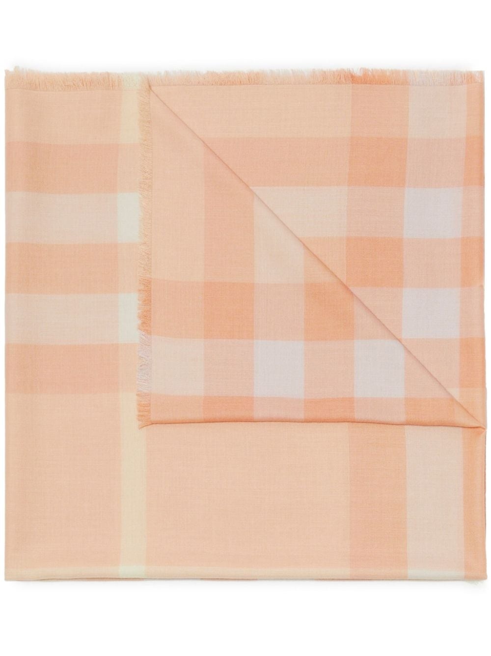 Vintage Check frayed scarf - 2