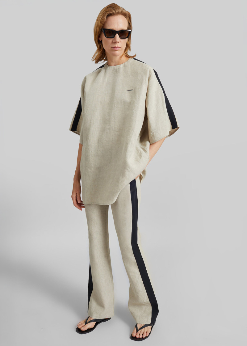 Coperni Taped Tailored Pants - Beige 1