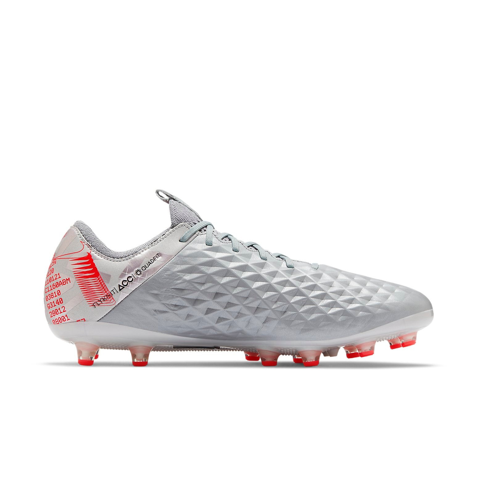 Nike Tiempo Legend 8 Elite AG Pro 'Metallic Grey Crimson' CW0599-906 - 6