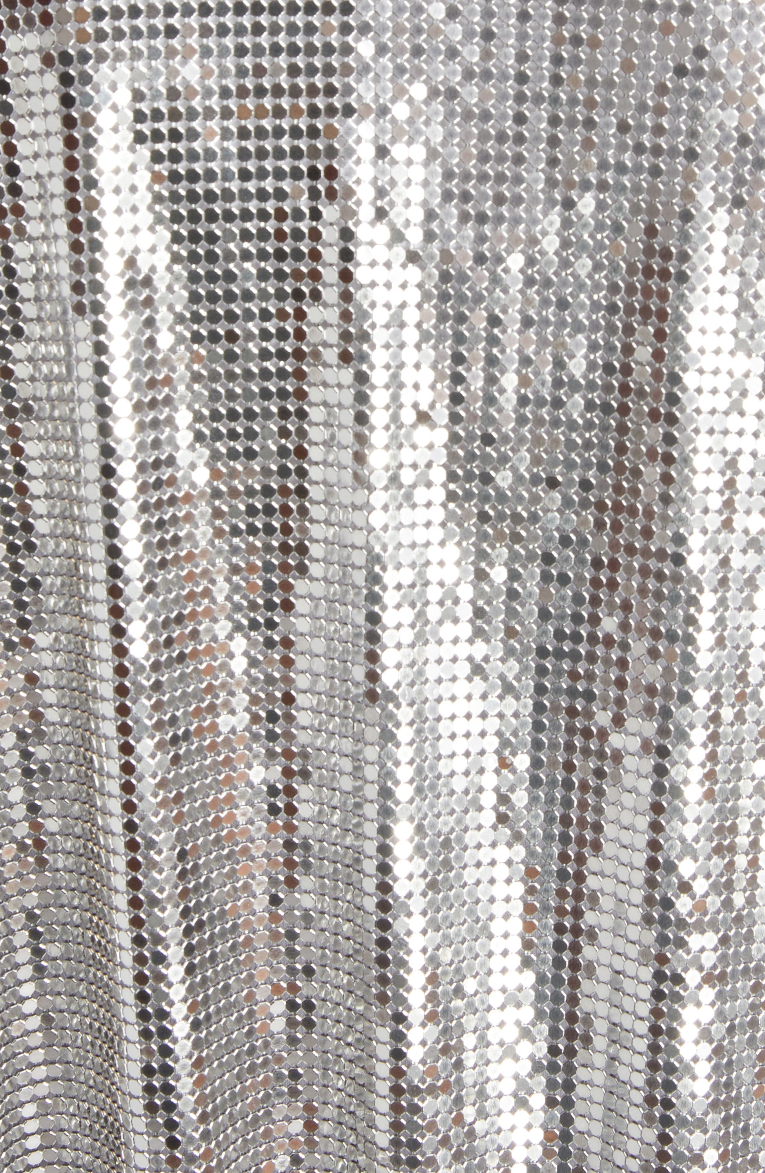 Rabanne Aluminum Cardigan in Silver at Nordstrom - 5
