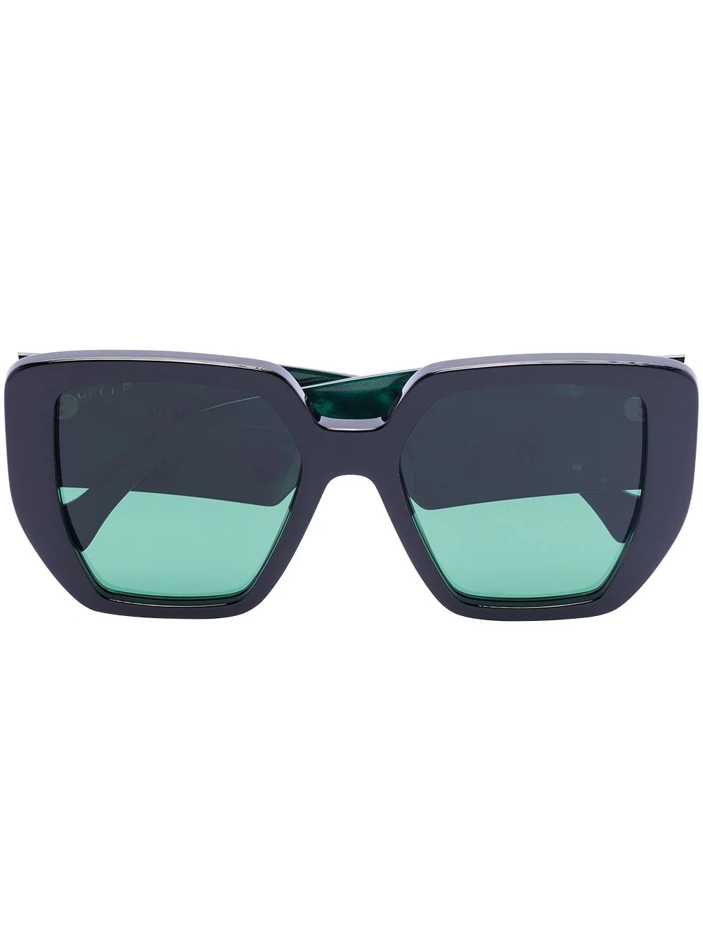 oversized square frame sunglasses - 1