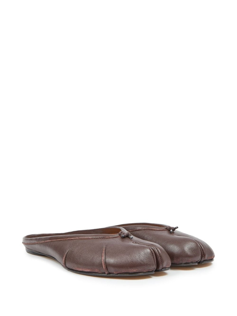 Maison Margiela Tabi leather slippers outlook
