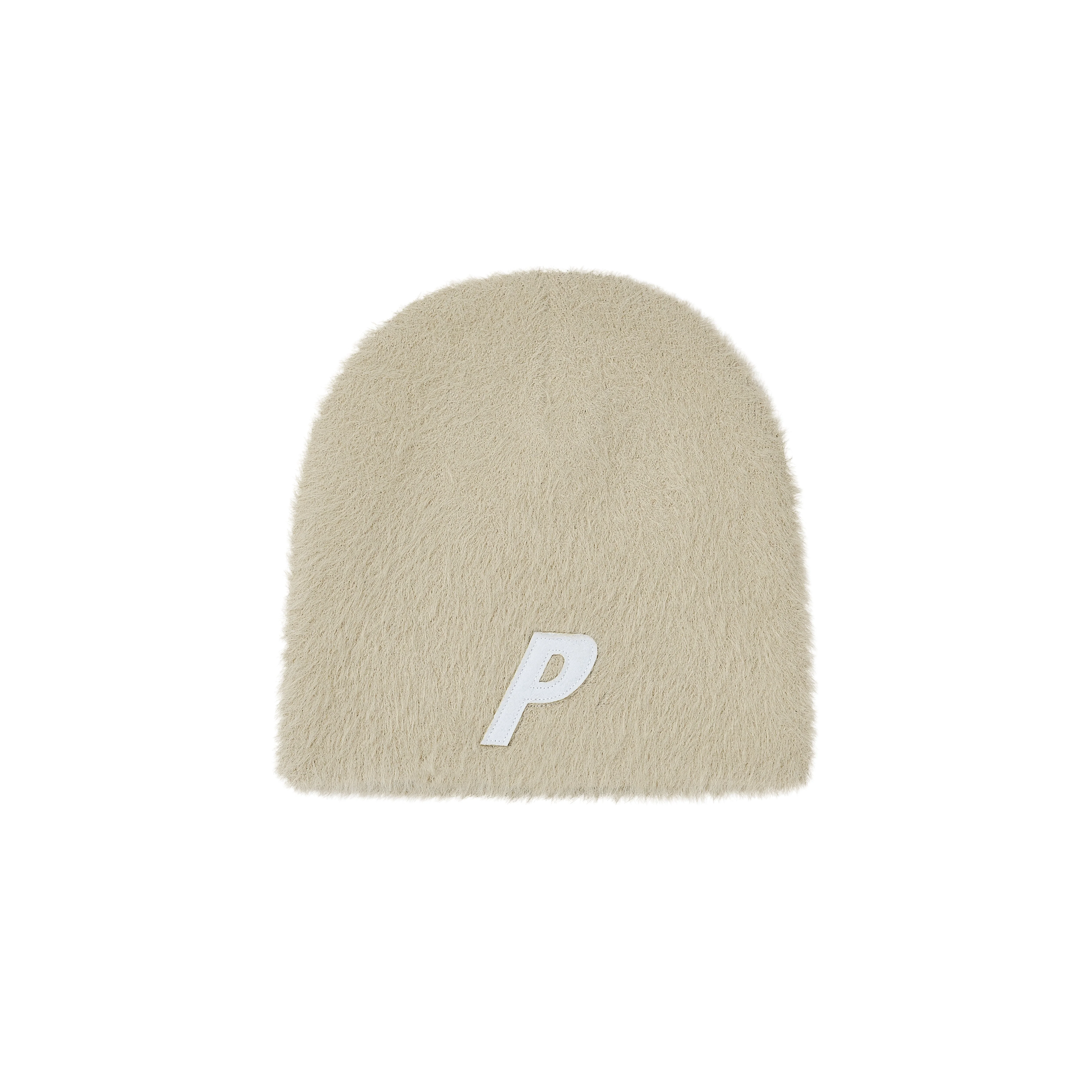 FAUX MOHAIR P NEIN CUFF BEANIE STONEY GREY - 1