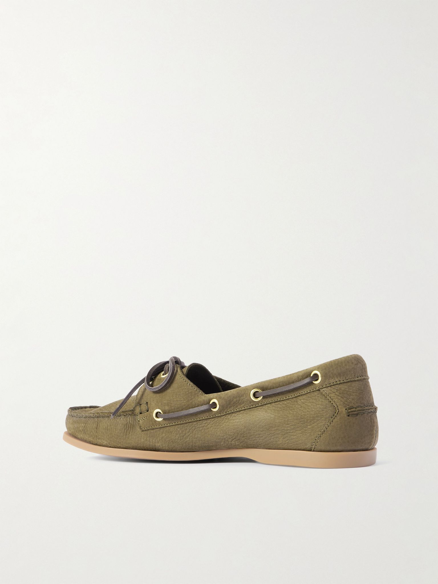 Robin Nubuck Boat Shoes Green - 4