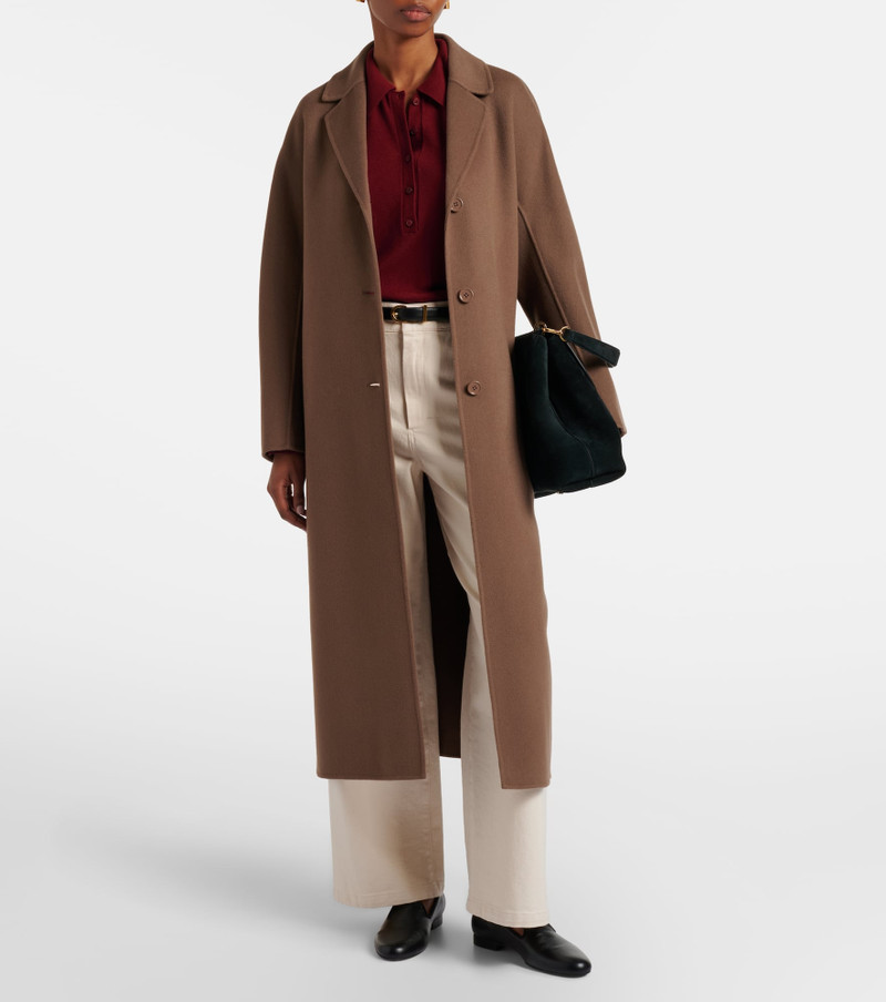 'S Max Mara Dama virgin wool wrap coat outlook