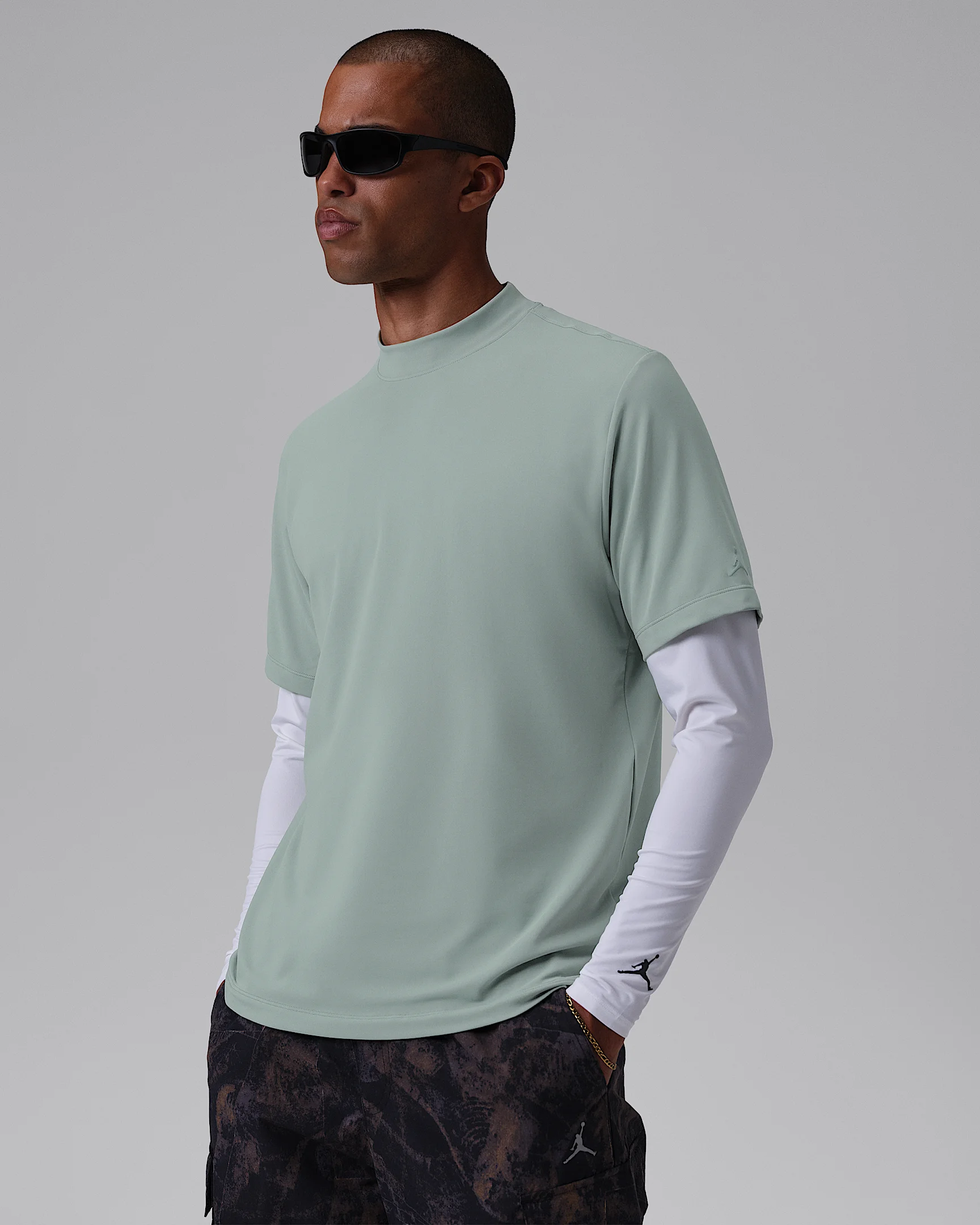 Jordan Sport Men's Mock-Neck Golf T-Shirt - 1