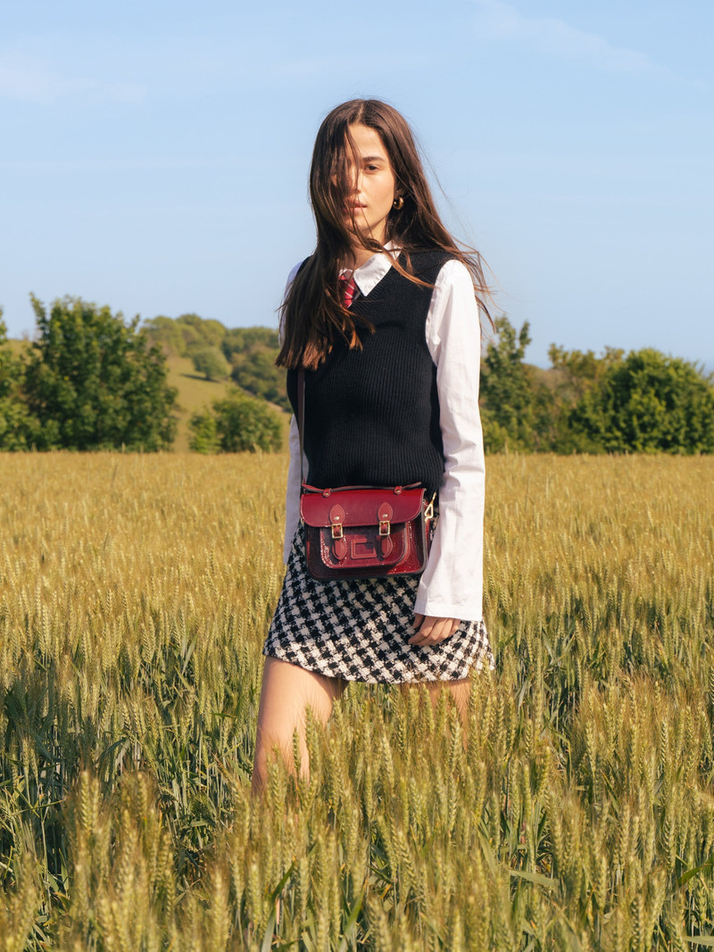 The Mini - Oxblood Patent 6