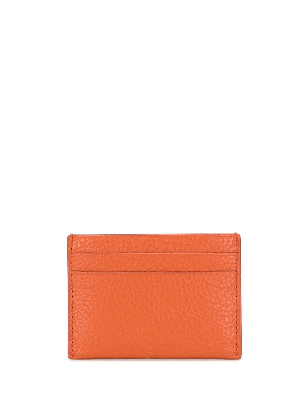 embossed-logo leather cardholder - 2