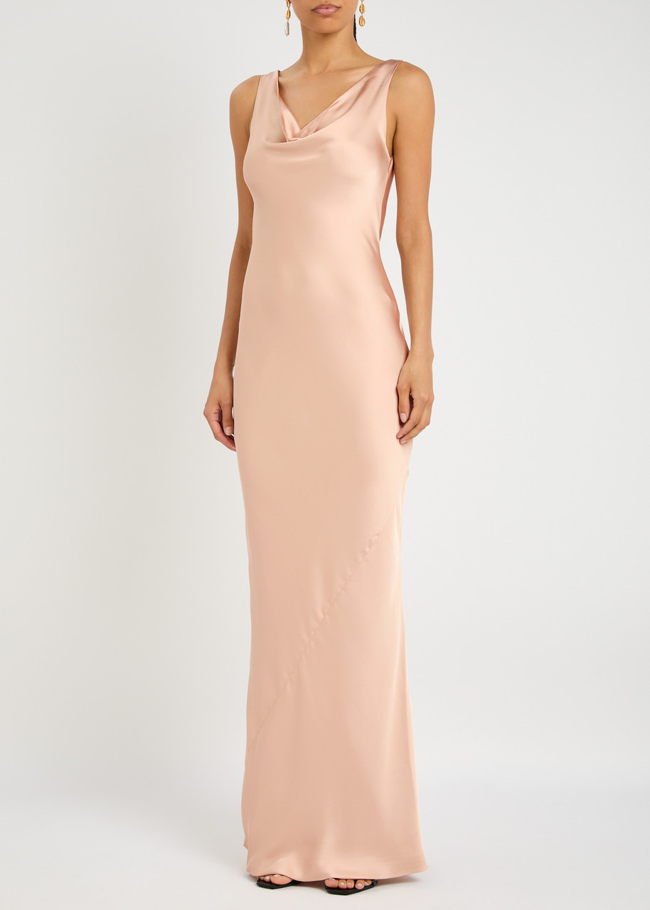 Norma Kamali Maria Satin Gown - 2