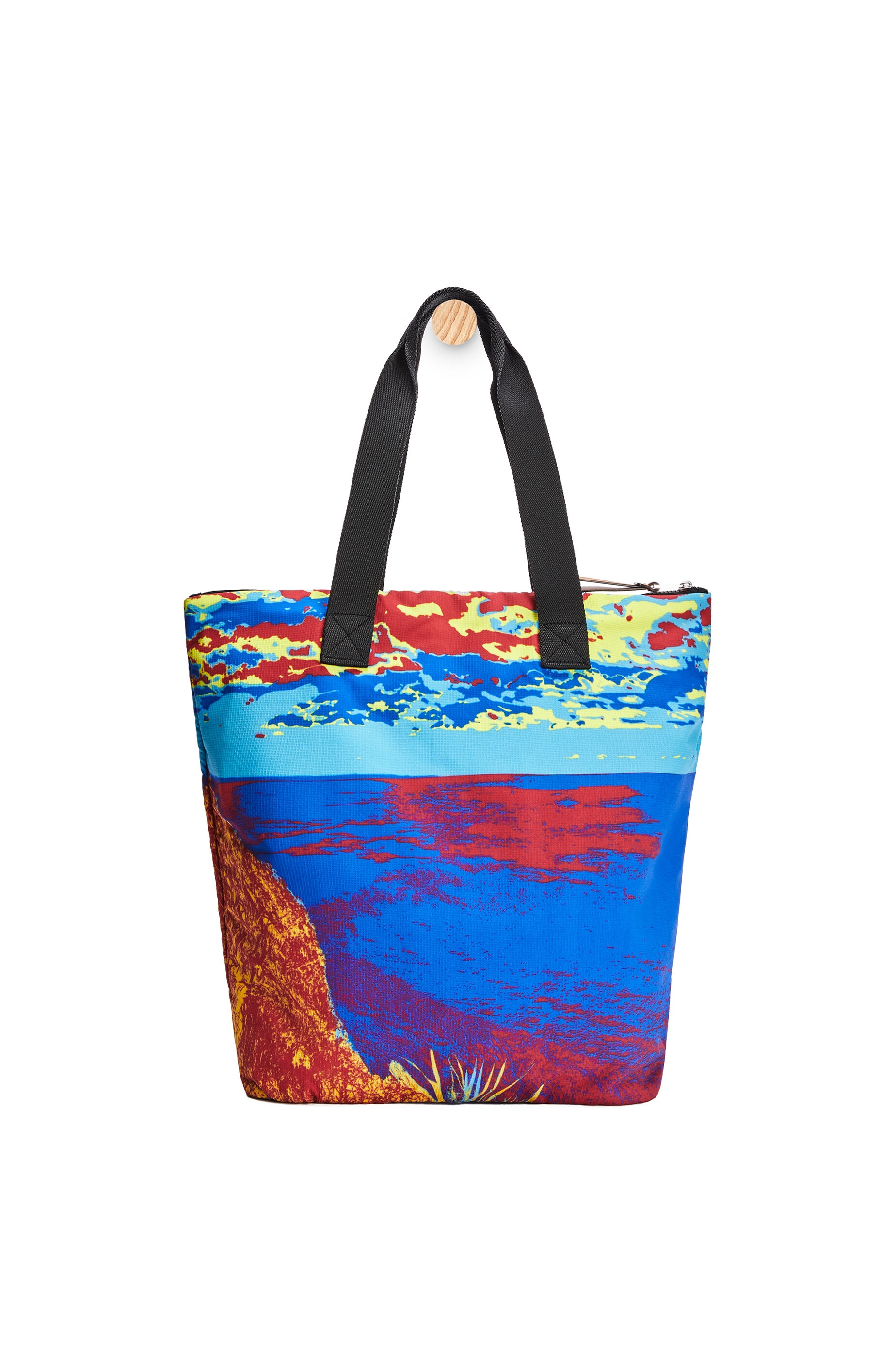 Shopper in recycled printed nylon - 3