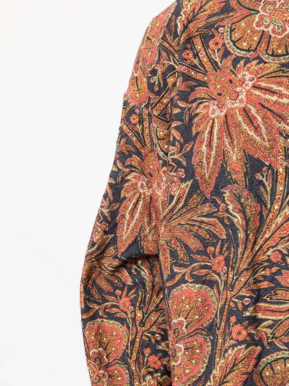 botanical-print cotton-blend sweatshirt - 5