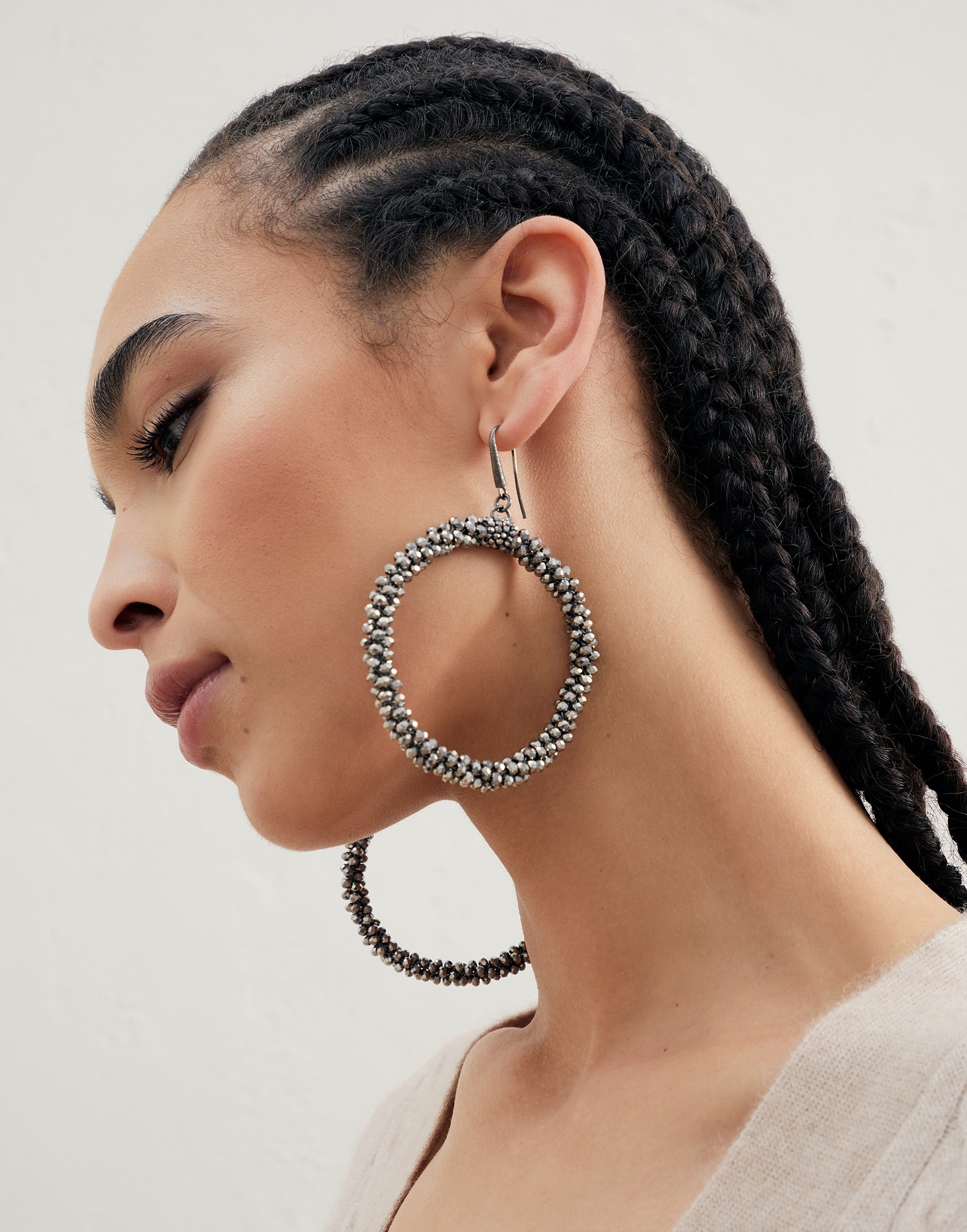 Vetro hoop earrings - 3