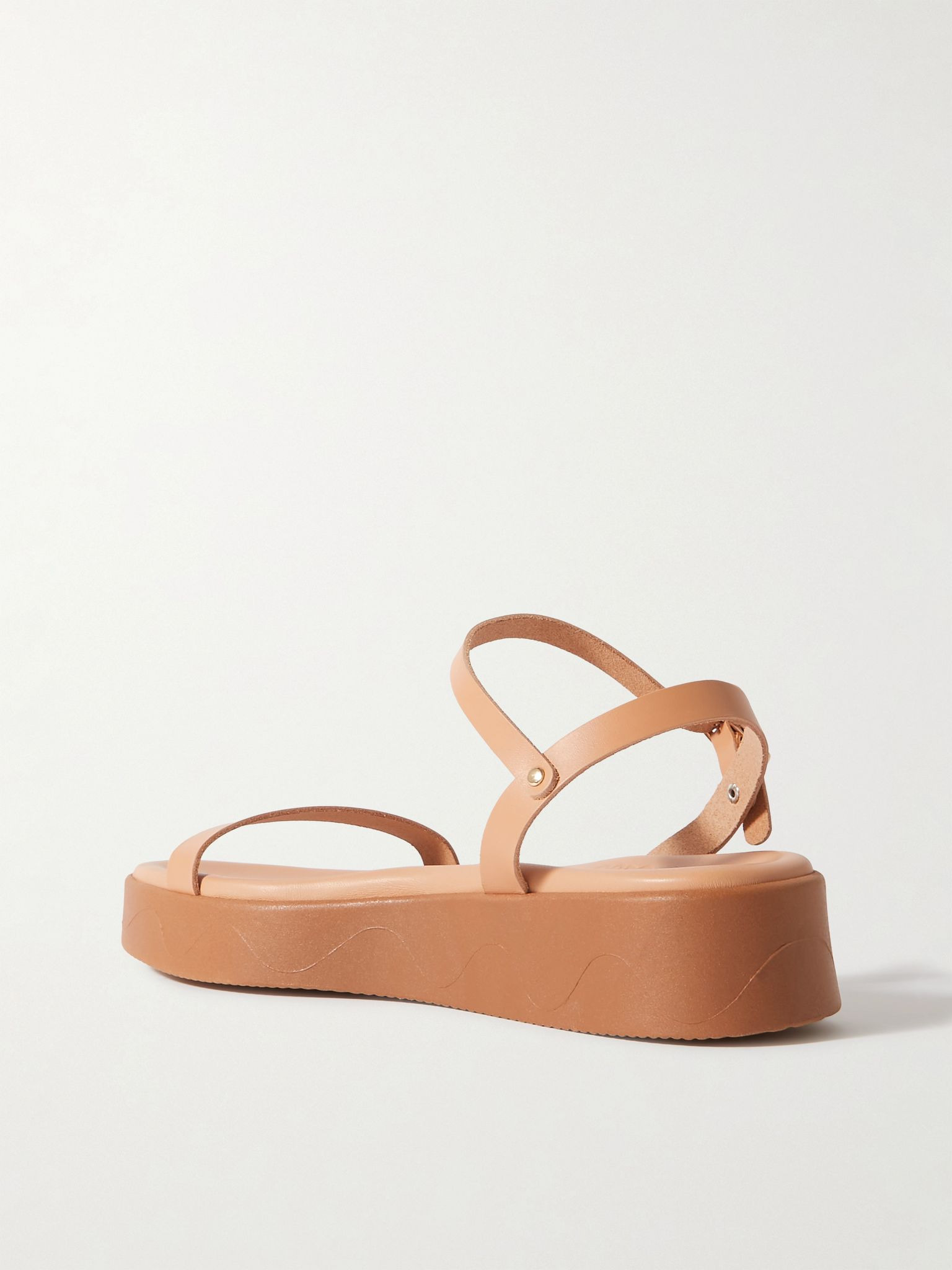 Irida leather sandals Tan - 3