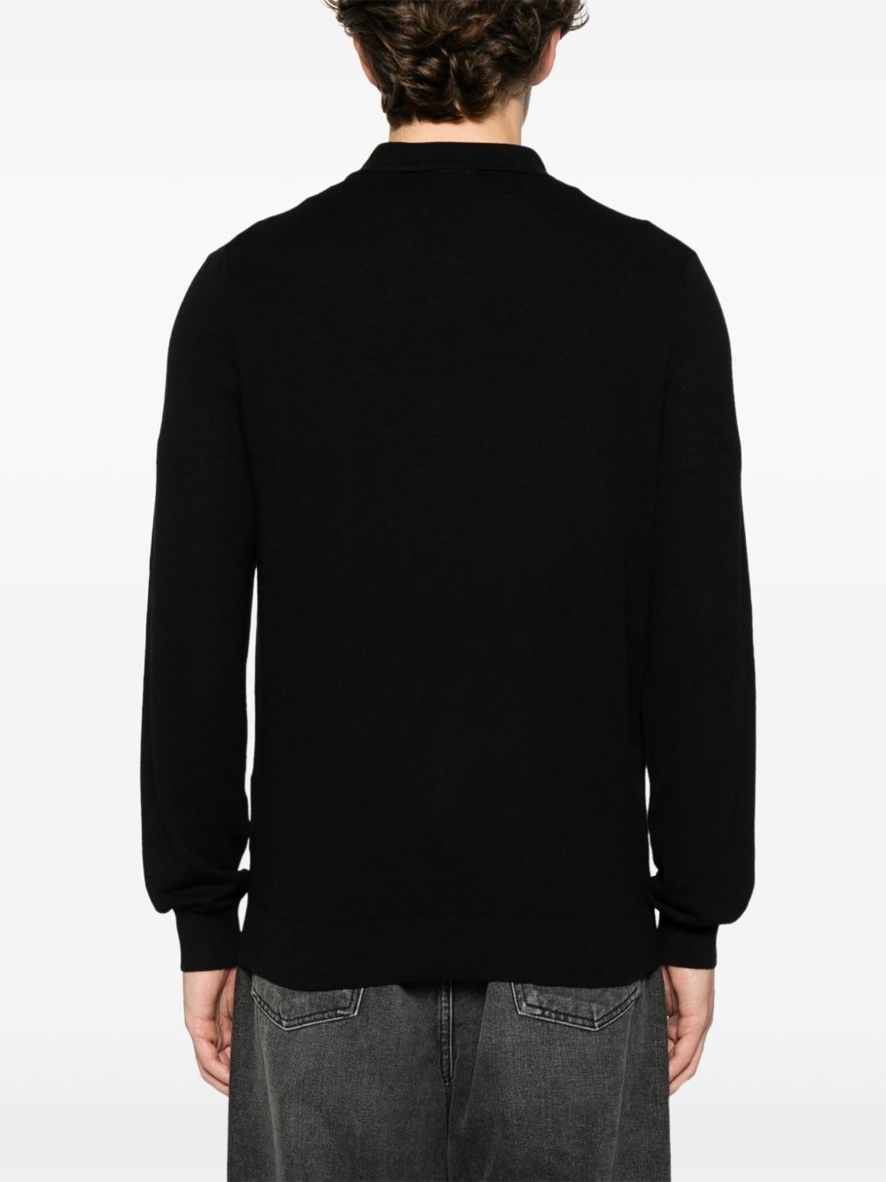 knitted polo shirt - 4